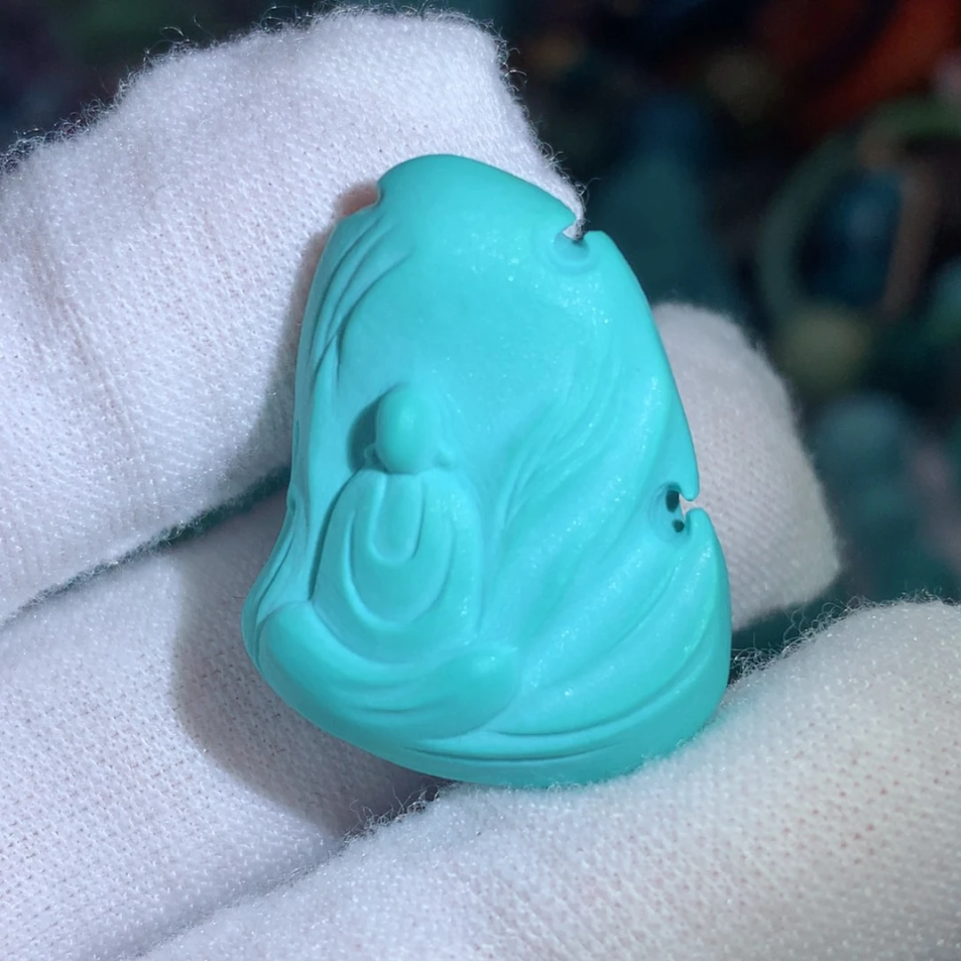 绿松石珠宝奇石未镶嵌