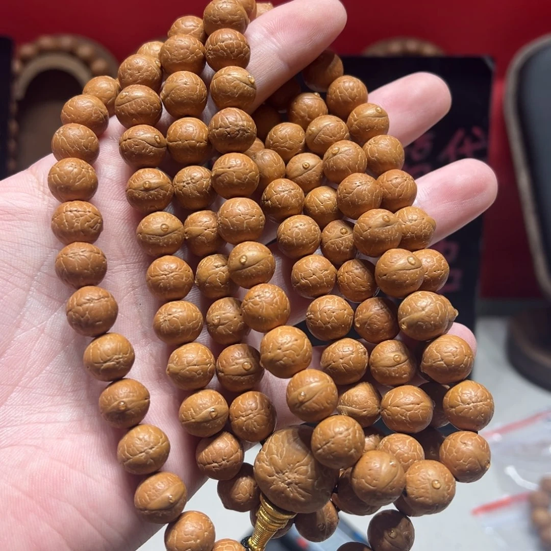 ໑***人凤眼菩提手串11.5mm尼泊尔凤眼菩提108