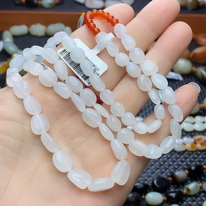 未镶嵌手链和田玉浪****名