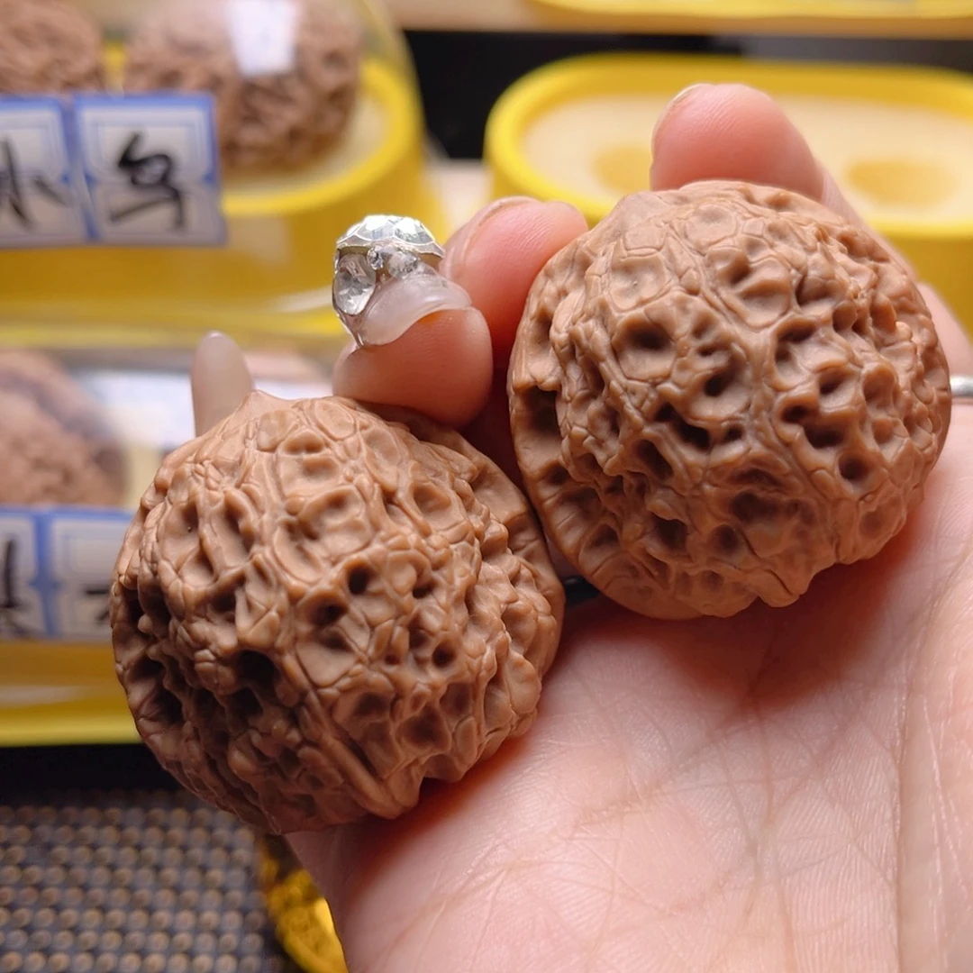 文玩核桃把件未*-大团圆