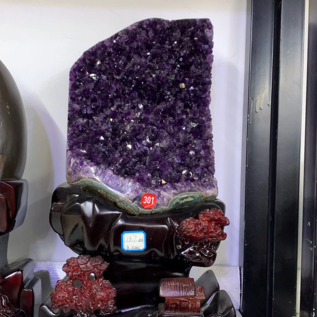 水晶摆件婷未镶嵌