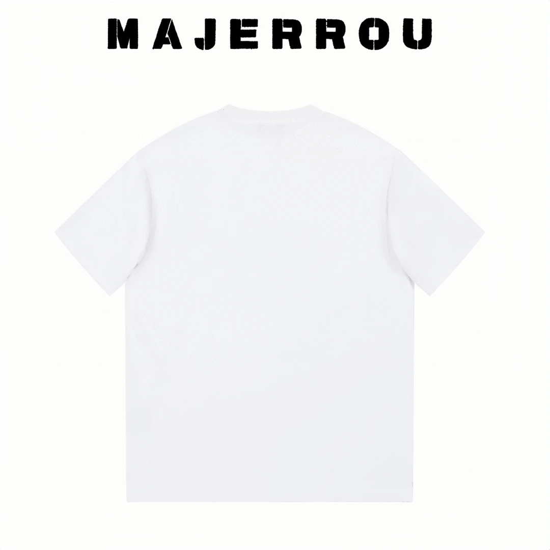 【35号链接】布标洛短袖 男士圆领重磅宽松欧美轻奢T恤9