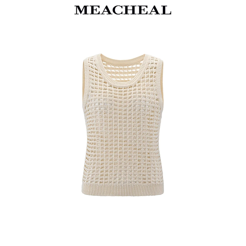 【星线好物】MEACHEAL/米茜尔鹭白色背心224230030012