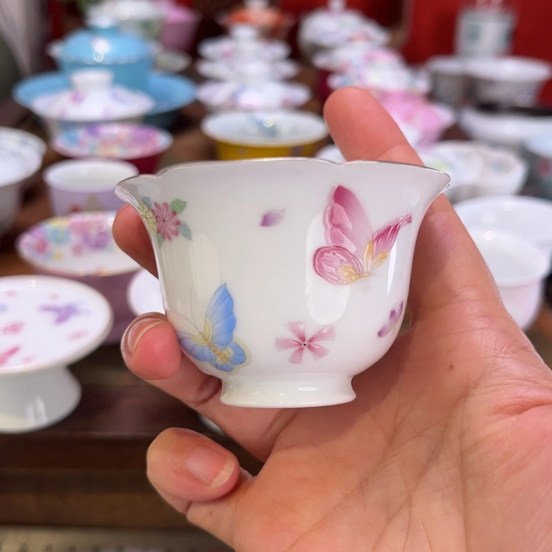 景德镇纯手绘陶瓷茶具