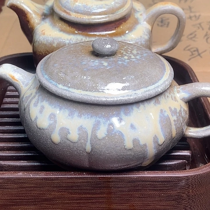 紫砂茶壶柴烧紫砂