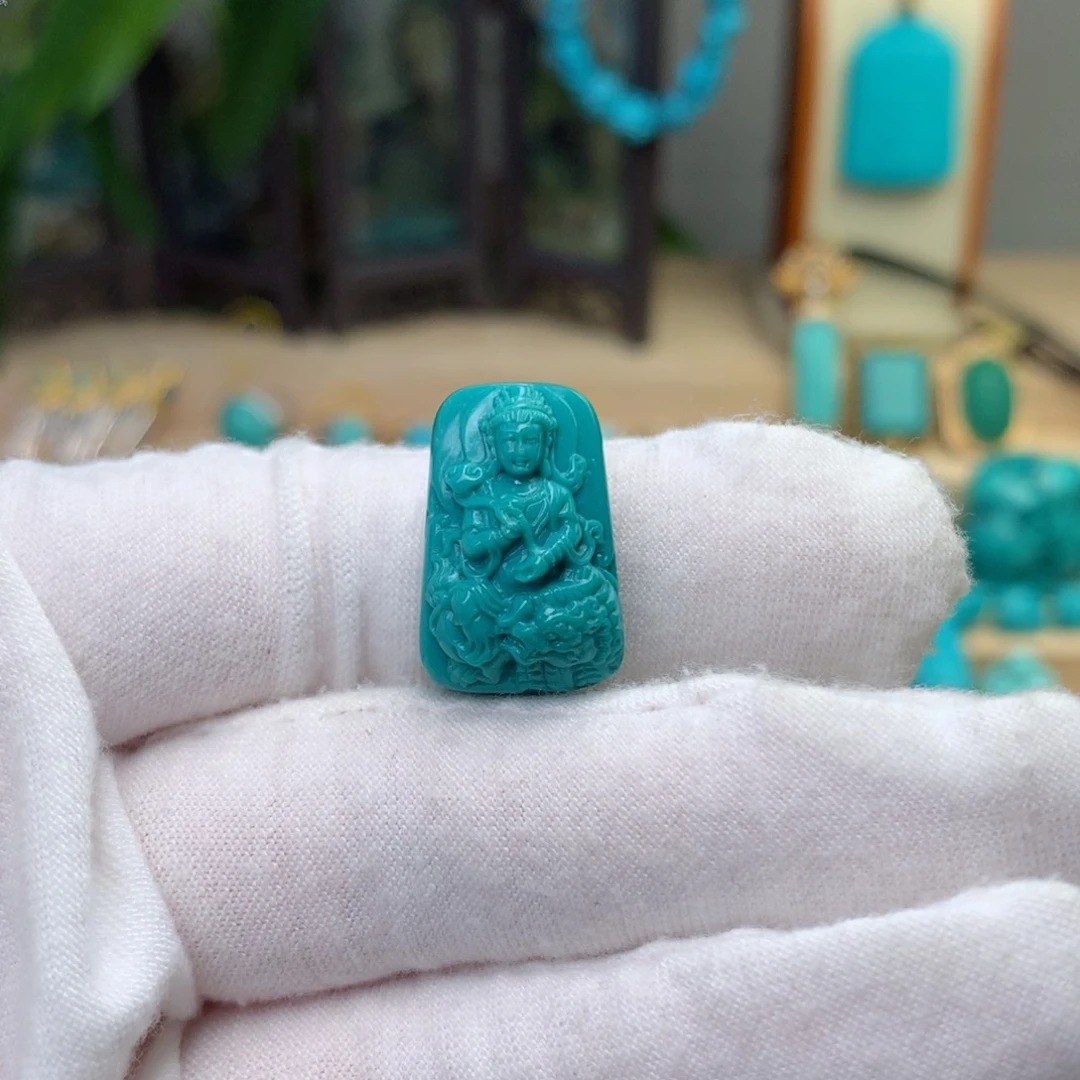 绿松石珠宝半成品未镶嵌