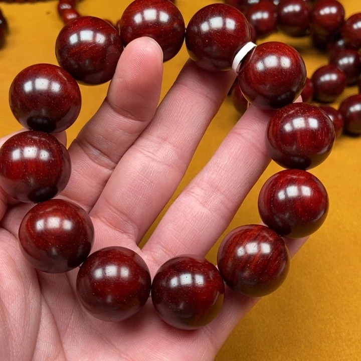 小叶紫檀手串/手链衡****粉20mm