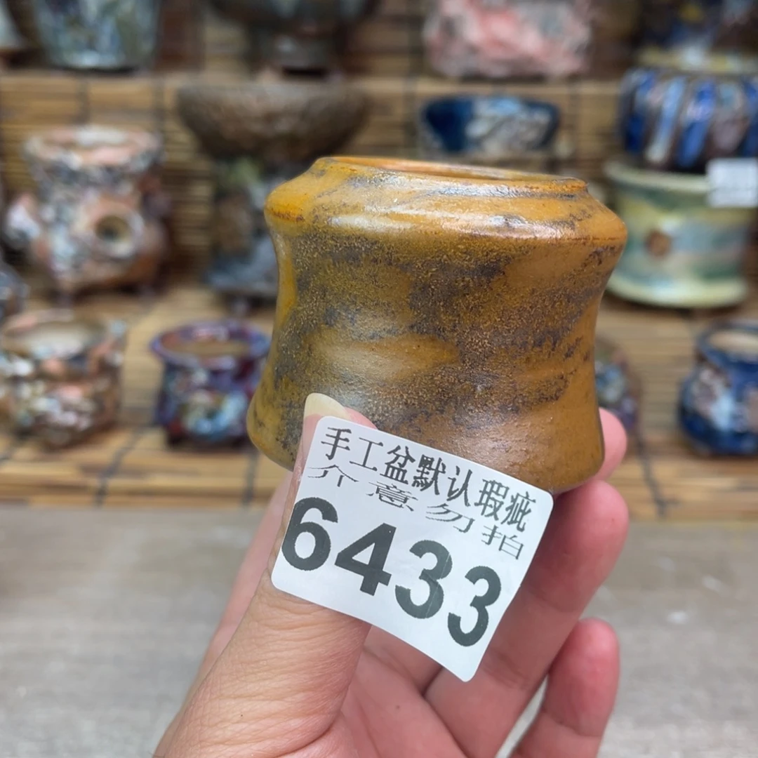 手工花盆默认瑕疵完美者勿拍