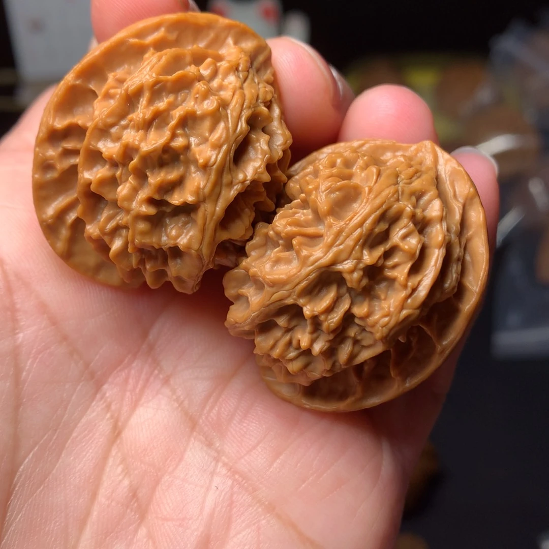 吊坠文玩核桃苹果园半壁