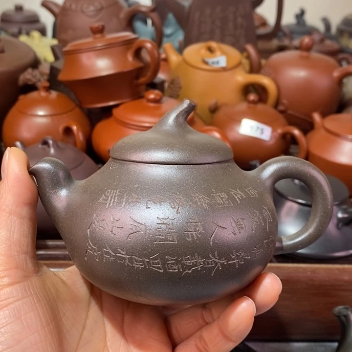 茶壶紫砂微瑕处理一把