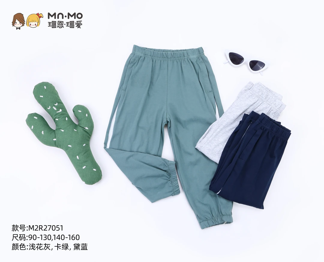 27051浅花灰裤子