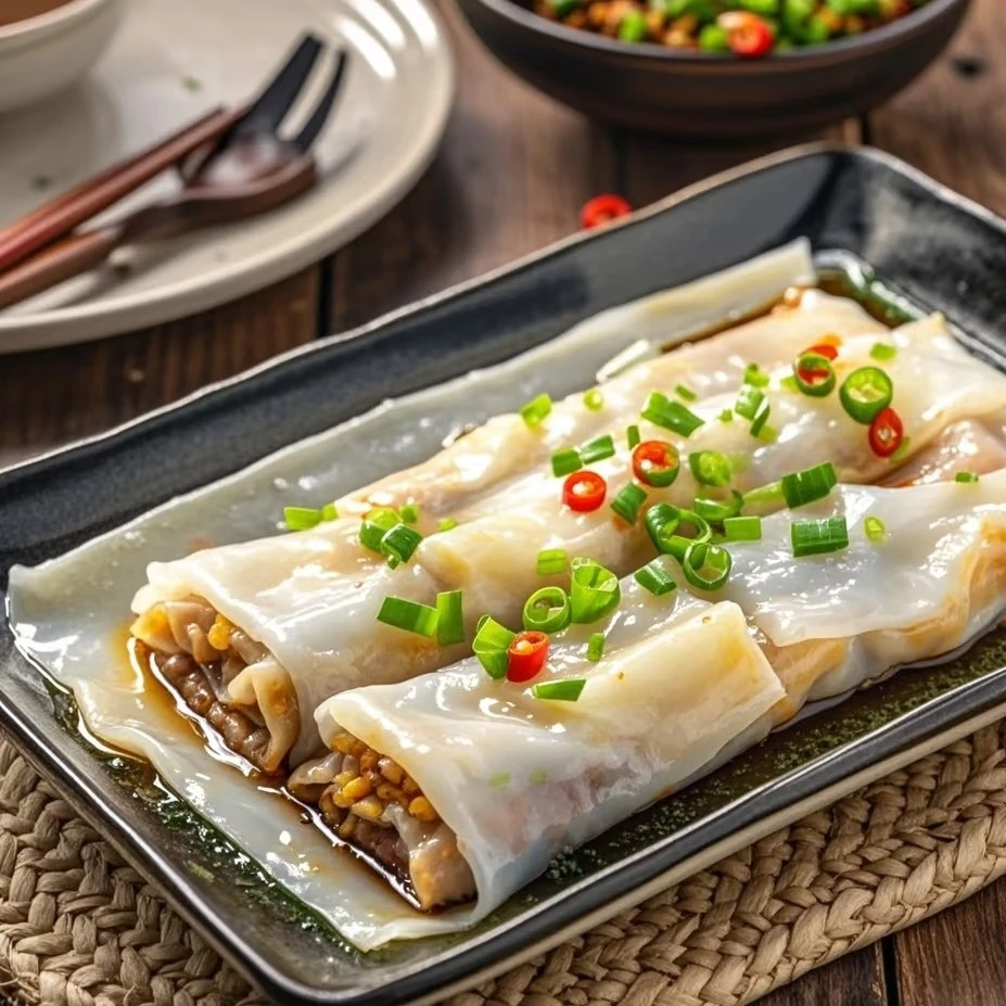 广某兴猪肚鸡同款清真手工鲜牛肉肠粉顺丰冷链发货