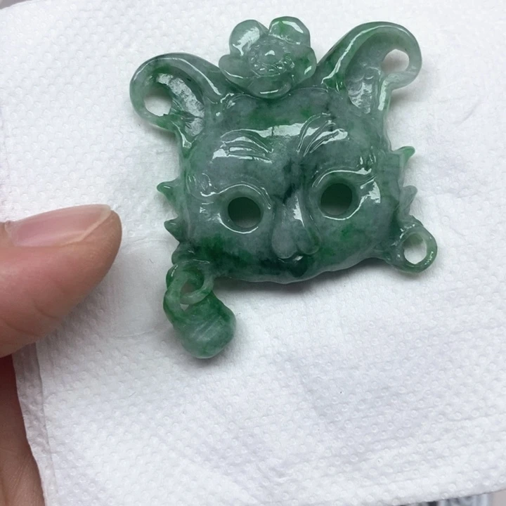 翡翠未镶嵌颈饰天然缅甸翡翠