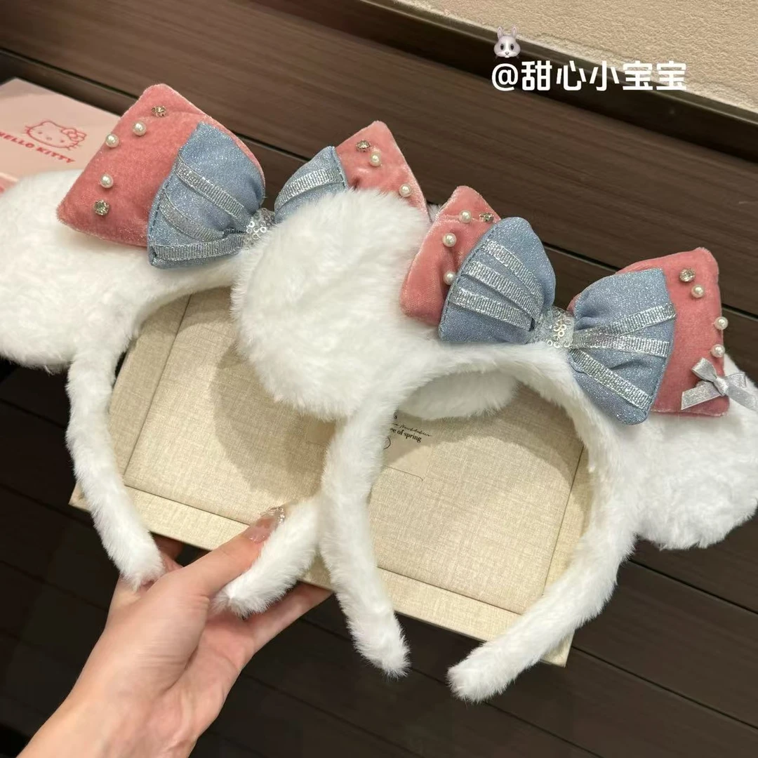 可爱卡通毛绒洗脸专用发箍女款2025新款束发碎发头箍发卡发捆头饰