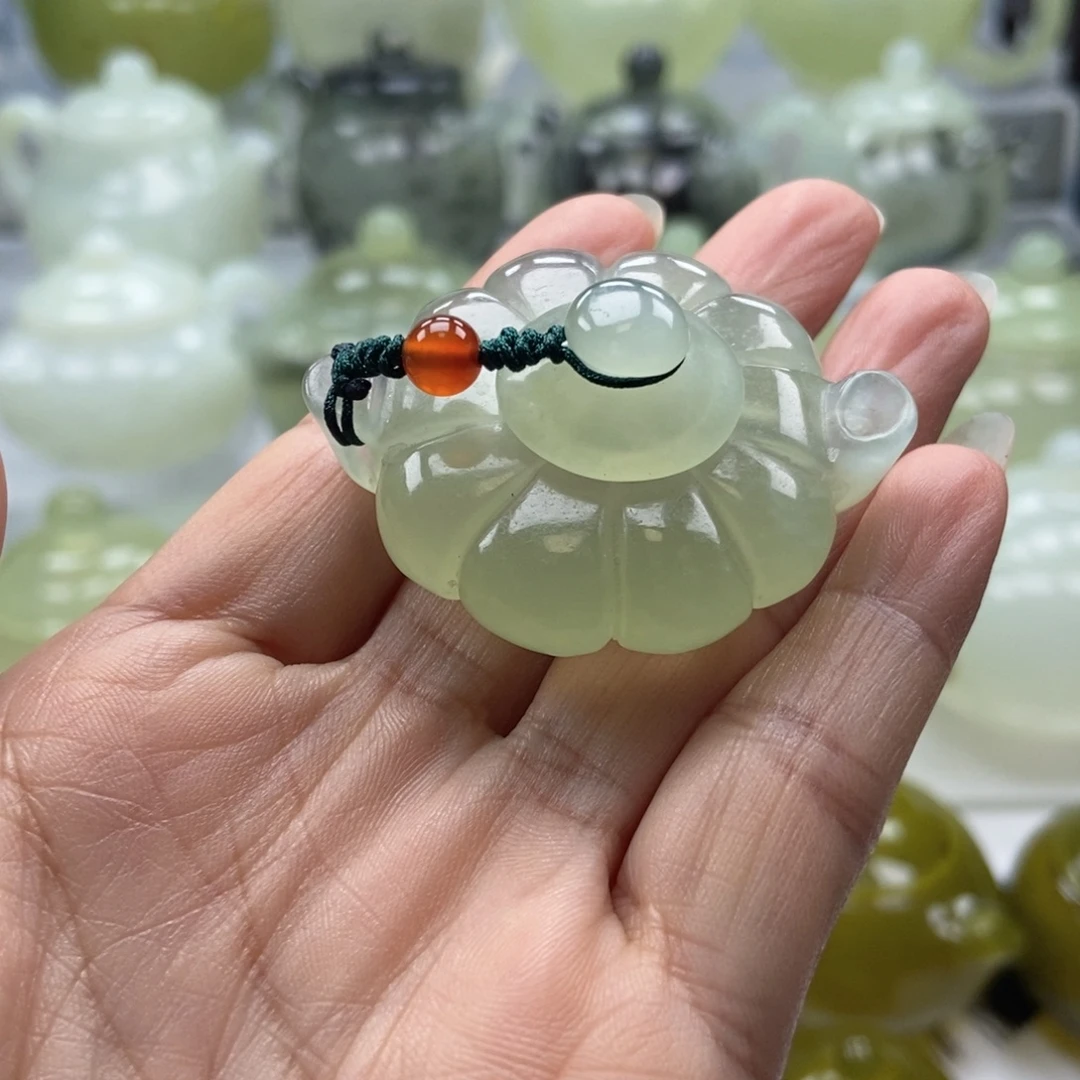 蛇纹石玉未镶嵌手把