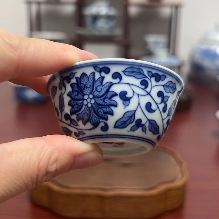 景德镇陶瓷茶具单杯