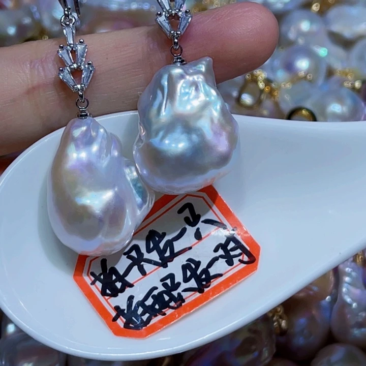 未镶嵌耳饰淡水珍珠