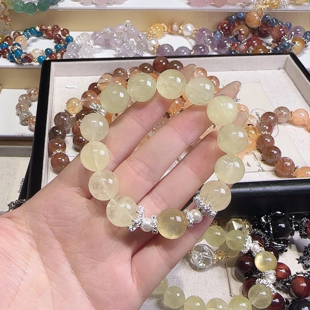 水晶手链未镶嵌吧