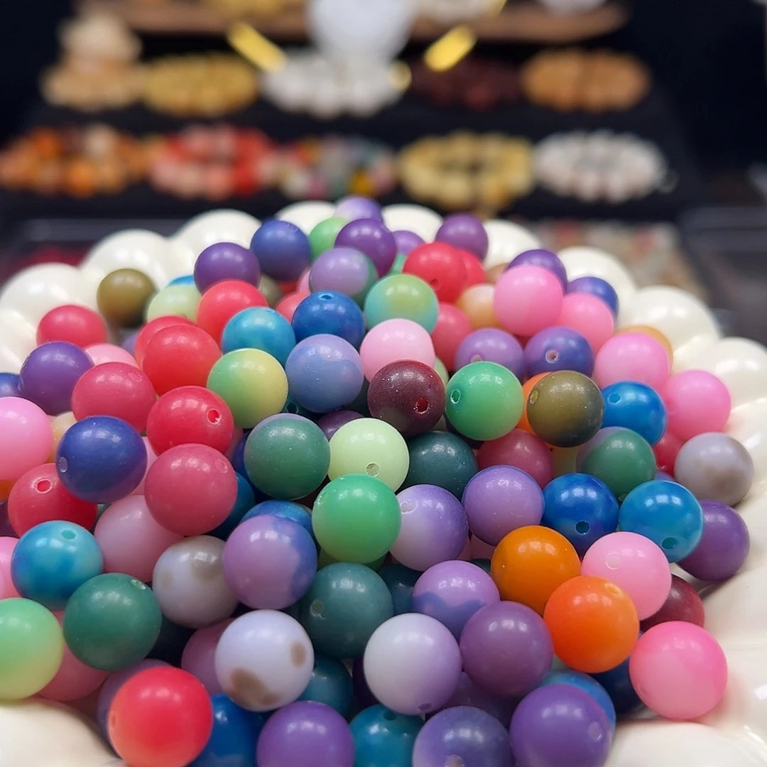 菩提根/象牙果手串卡11左右幸运彩豆110颗