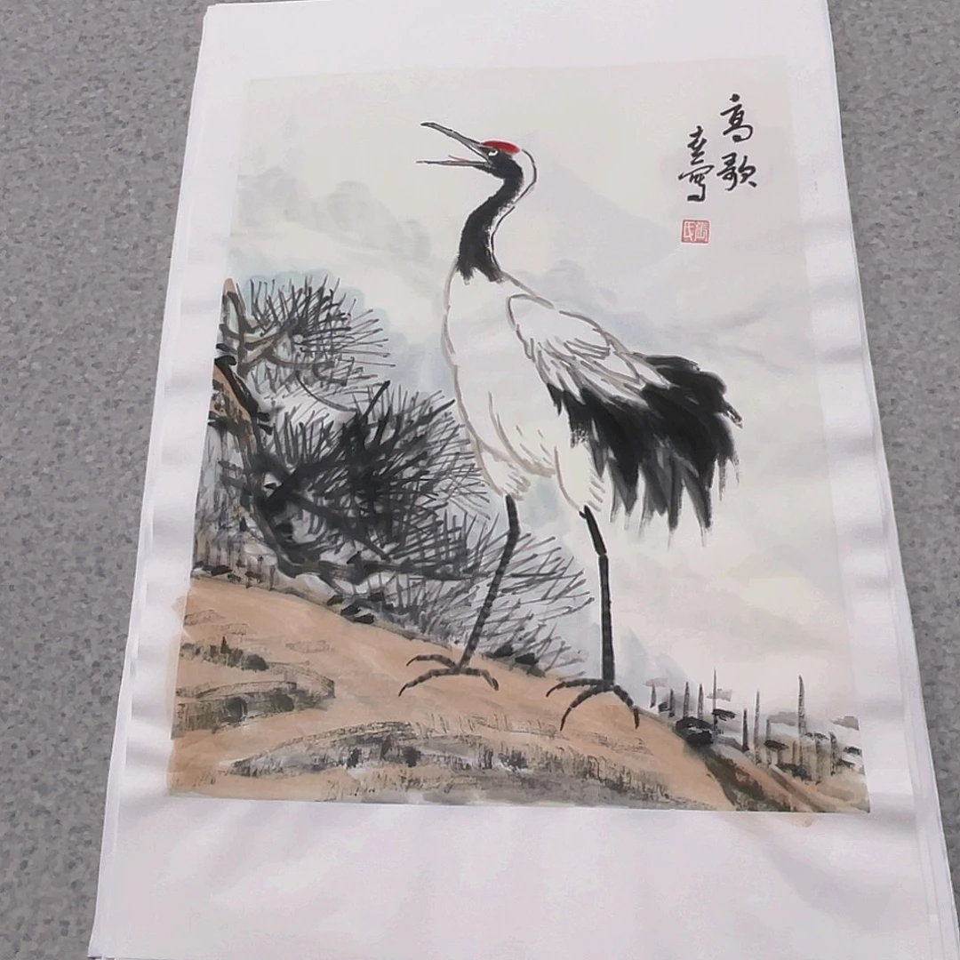 国画1.4平尺国画作品