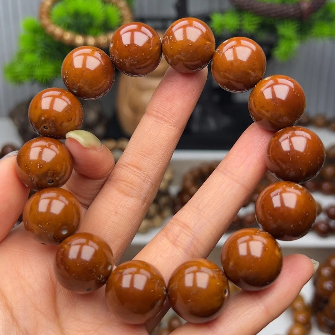 紫金鼠手串卡17光珠 练手款 白斑