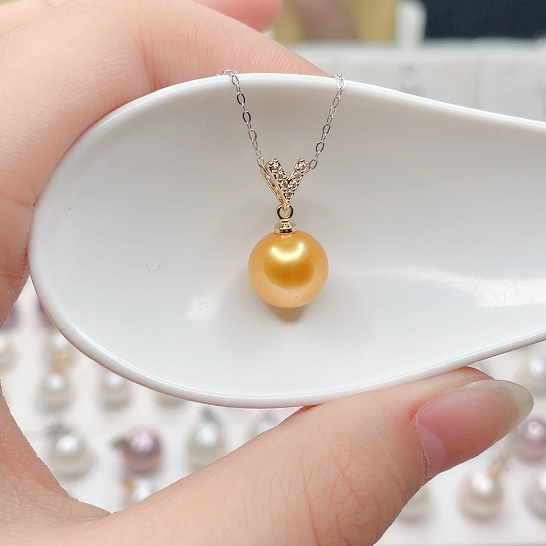 淡水珍珠合金吊坠(赠链)