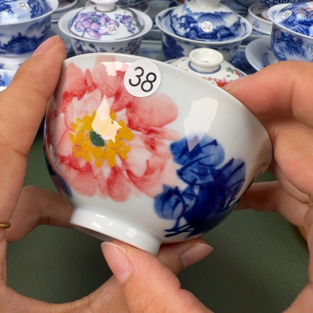 木木景德镇纯手工纯手绘茶具38