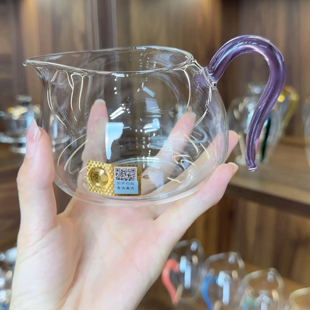 淡然浅紫色公道杯
