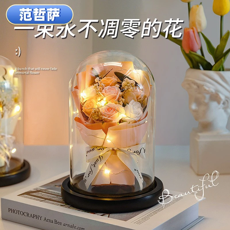 生日礼物母亲节送妈妈给适合送给小实用的高级感康乃馨花束永生花