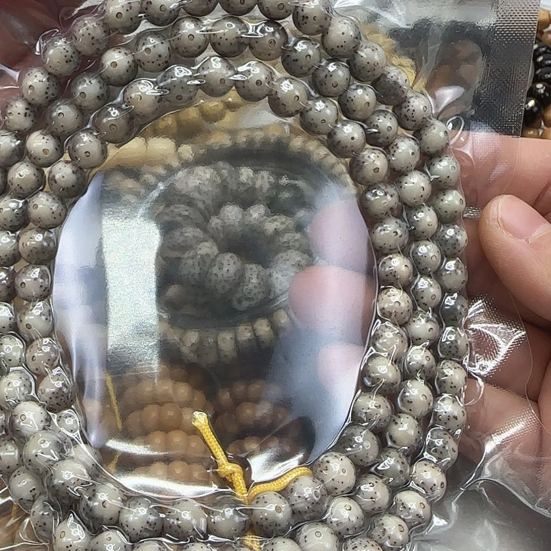 星月菩提手串16动地卡姿兰黑冰8-108长条