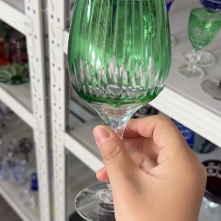 手柄款水晶玻璃微瑕一个