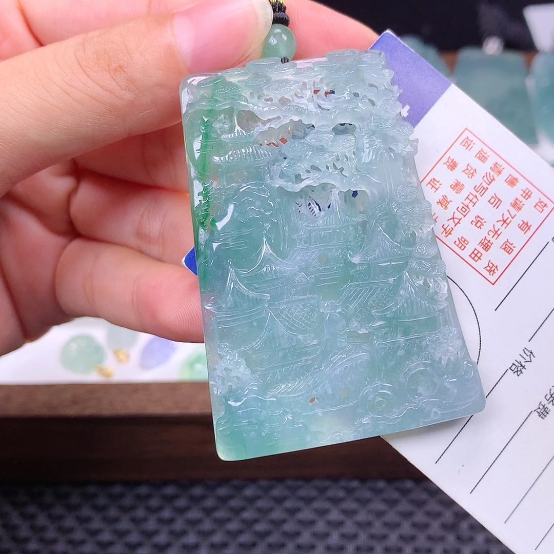 颈饰未镶嵌翡翠翡翠