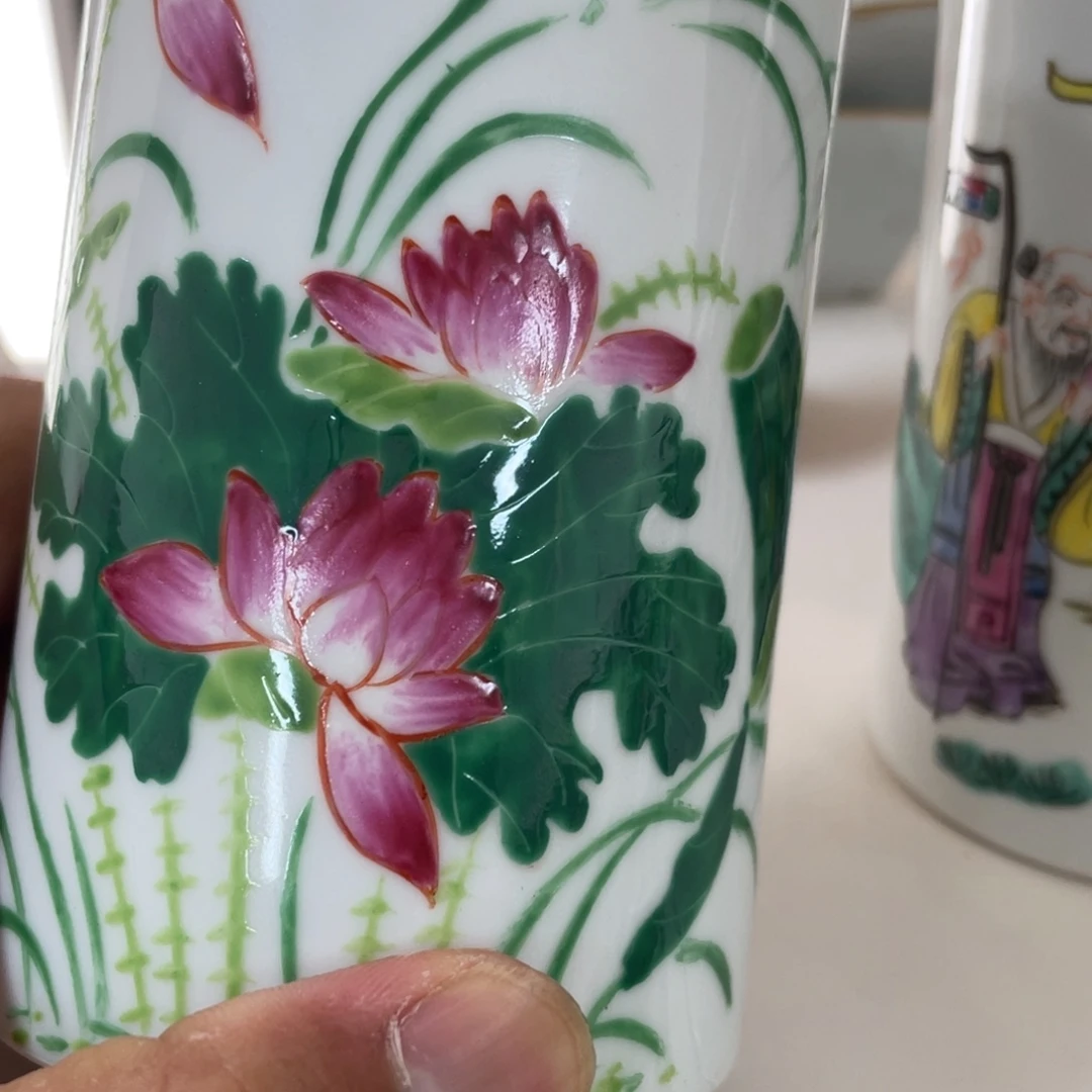 手绘陶瓷作品欣赏仿古