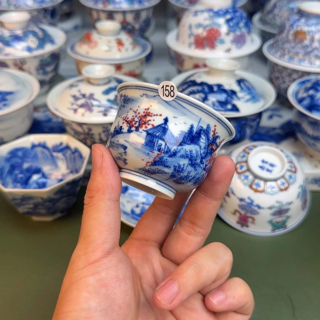 彦祖纯手工手绘茶具158