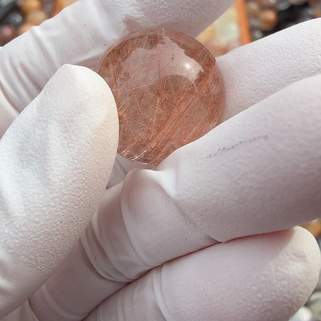 ****️珠宝半成品水晶未镶嵌18.4mm定制不退换