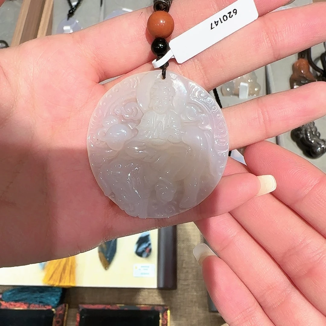 未镶嵌手链玛瑙/玉髓普贤吊坠