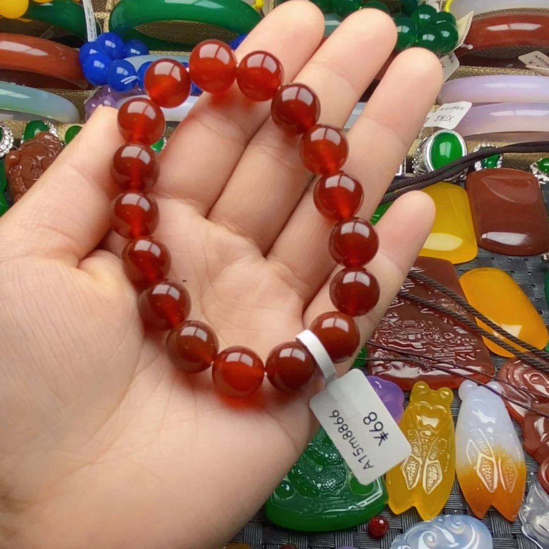 玛瑙/玉髓手链未镶嵌多***D卡12