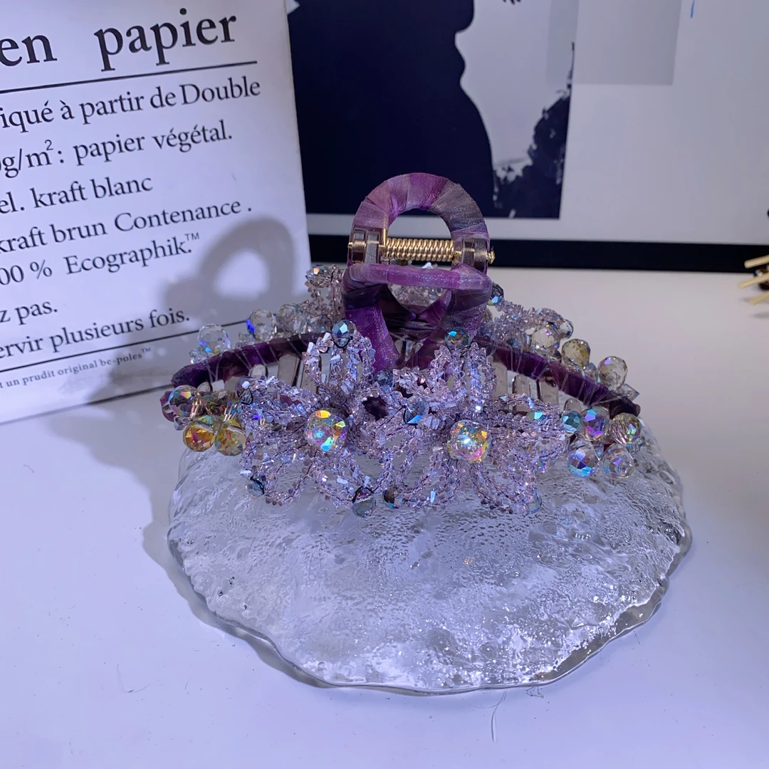 A8645编号紫莹轻奢发饰《抓夹》