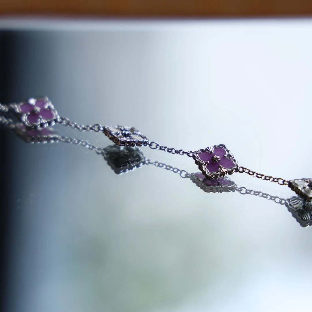 铜合金手链 8179【梦幻紫 布契拉】时尚简约｜轻奢高级气质可调节