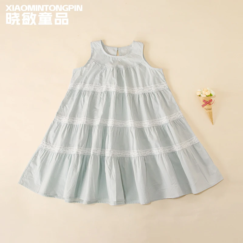 花边拼接连衣裙3C4955