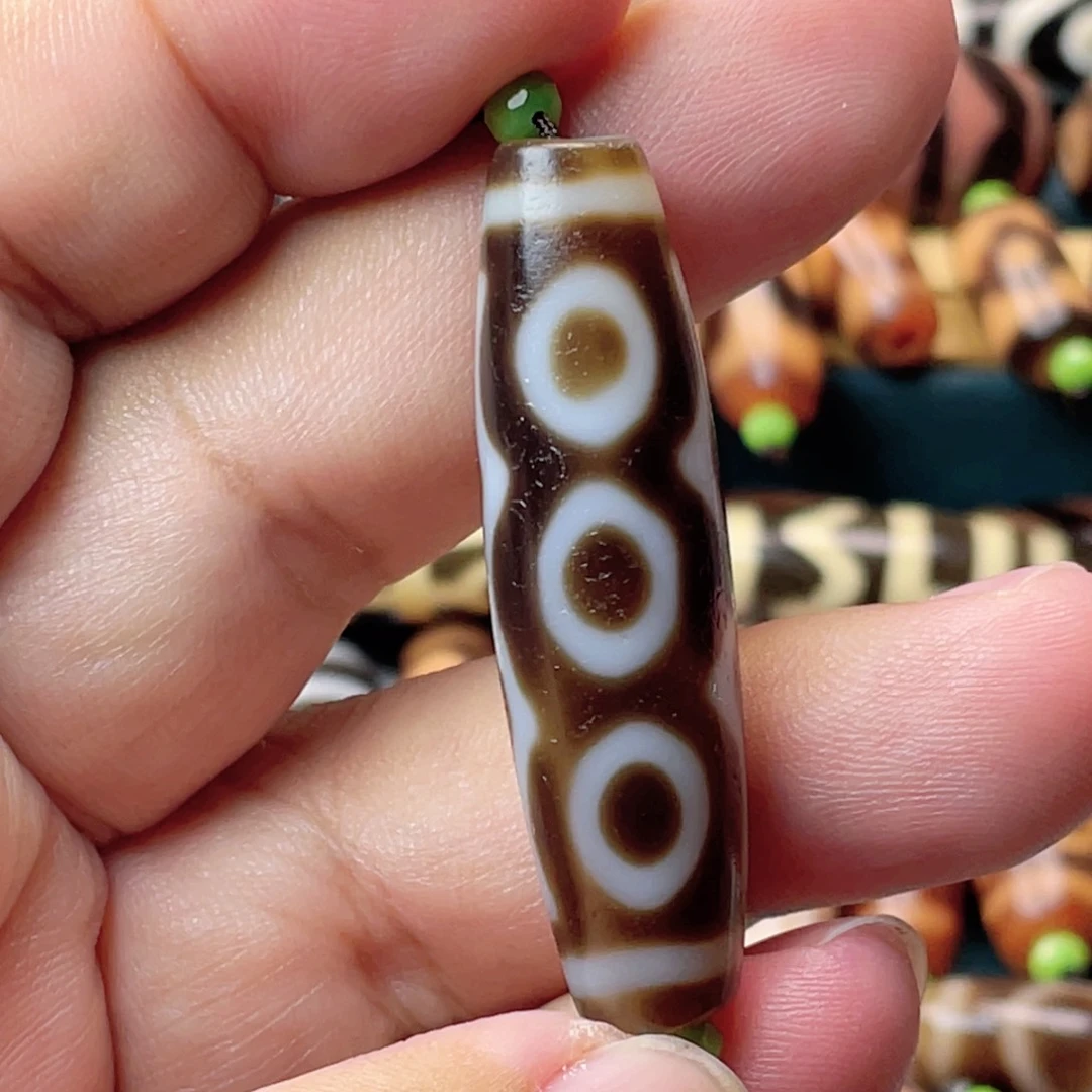 玛瑙/玉髓未镶嵌颈饰小卢灰皮五眼