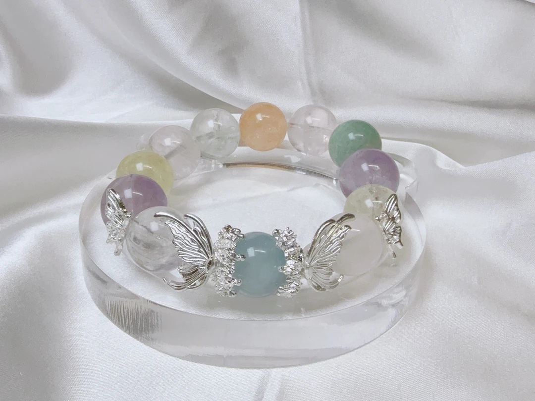 天然水晶 卡16左右 单珠1颗