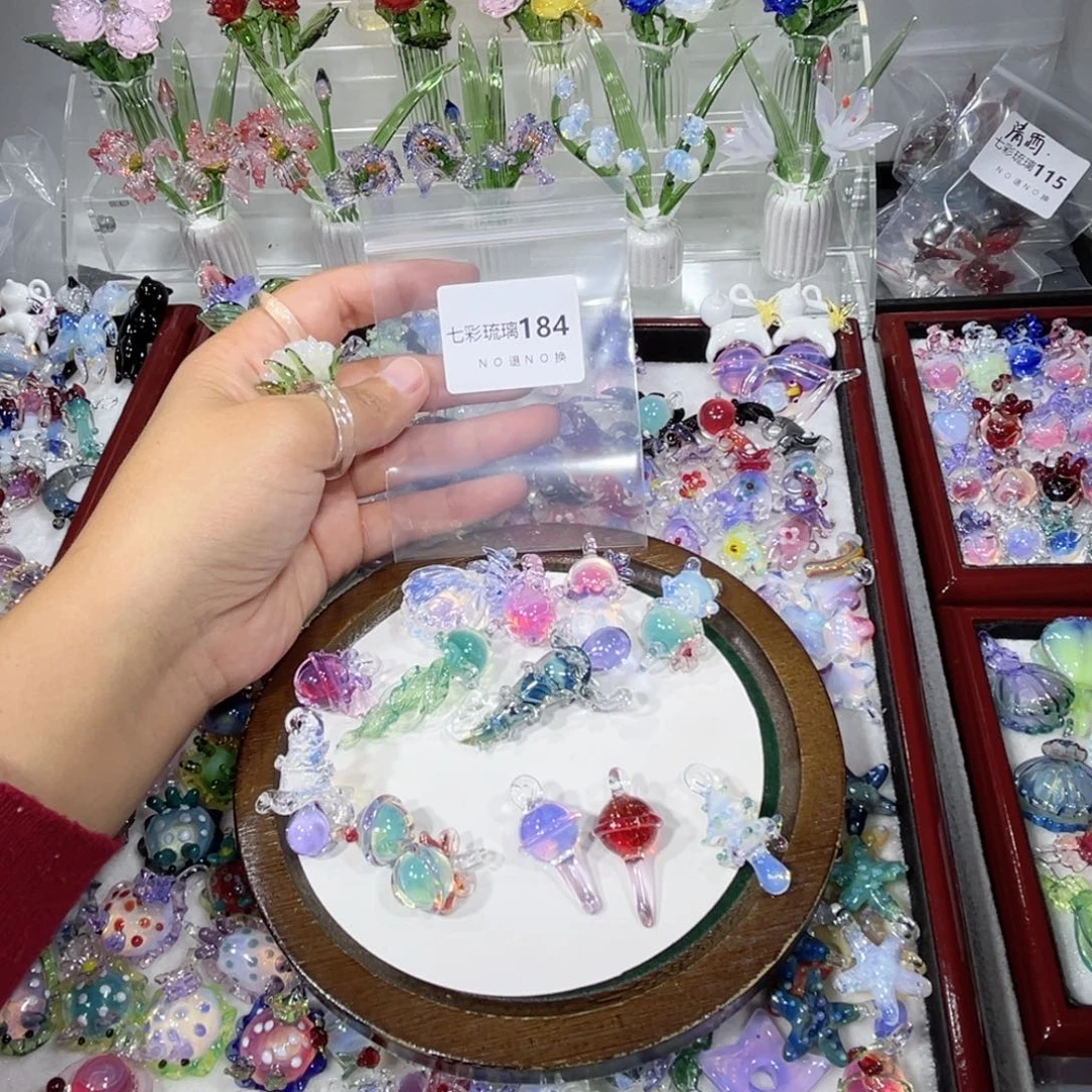 琉璃吊坠(不含链)184十三个挂件