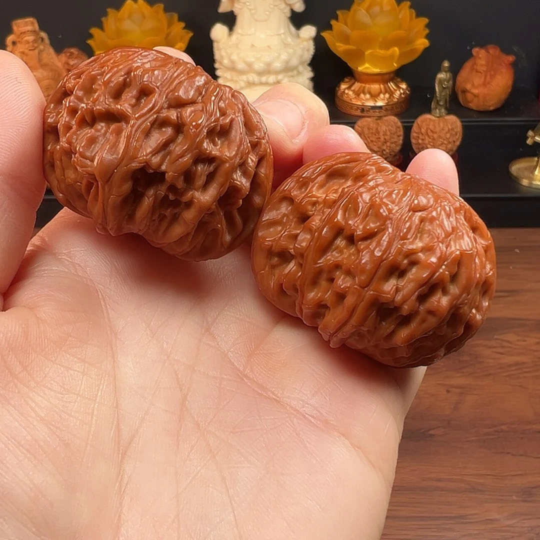 文玩核桃吊坠44磨盘