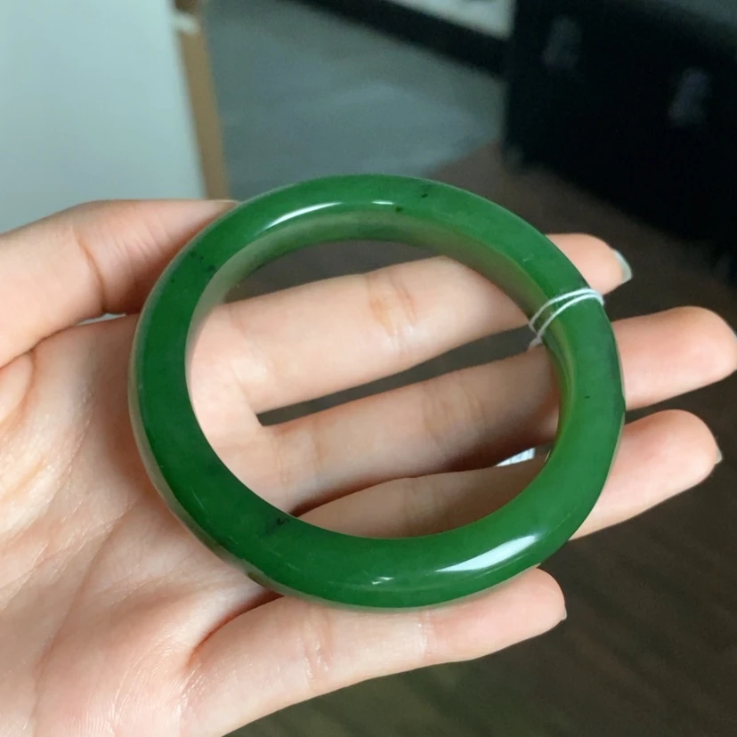 【闪购商品】未镶嵌手镯和田玉（碧玉）