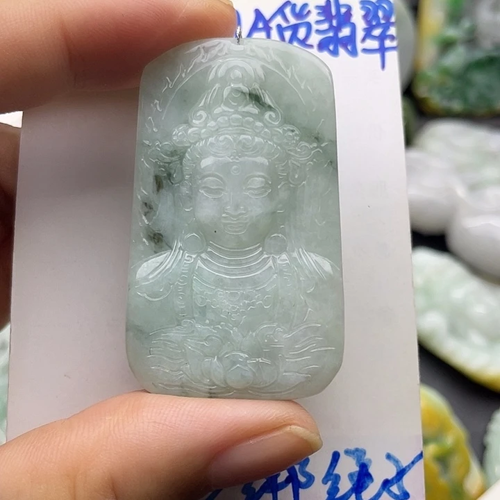 翡翠未镶嵌颈饰天然翡翠