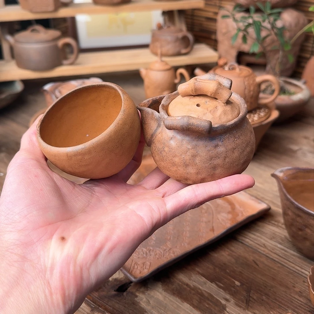 原矿老岩泥茶器系列