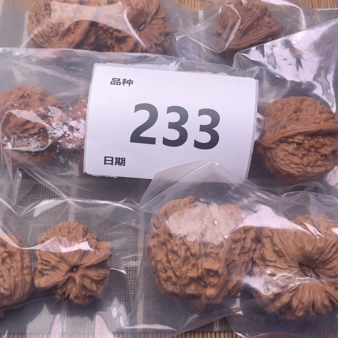 把件文玩核桃233号6对带练手龙鼎