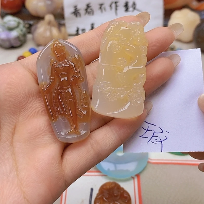 【闪购商品】未镶嵌玛瑙/玉髓珠宝半成品珊