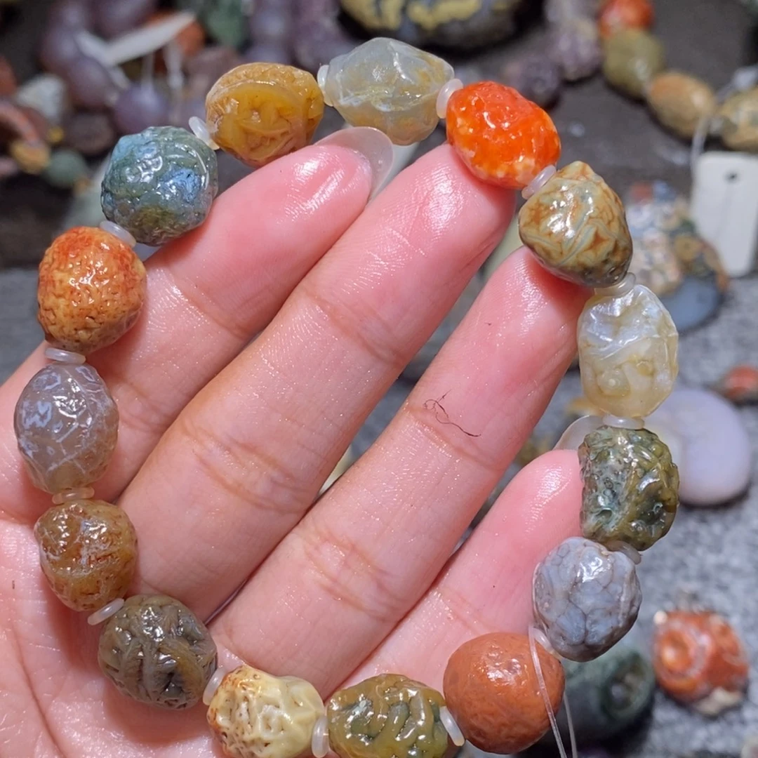 玛瑙/玉髓未镶嵌珠宝半成品